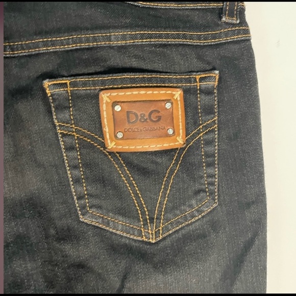 Dolce & Gabana Black Straight Leg Jeans Size 28 - Picture 4 of 6
